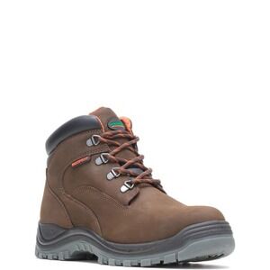 Hytest Knox 6" Waterproof Steel Toe EH Safety Work Boots Brown K13751 Mens 12 W